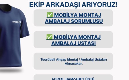 Modis Mobilya Sorumlu eleman ilanı